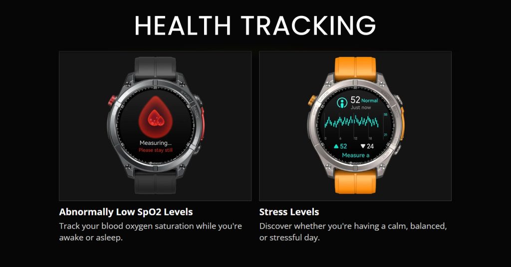 Zeblaze Stratos 4 health